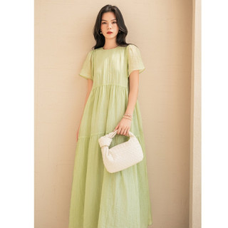 OLV - Đầm maxi suông Ruth Dress in Green