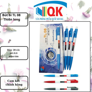 Bút bi thiên long tl-08 xanh,đỏ,đen