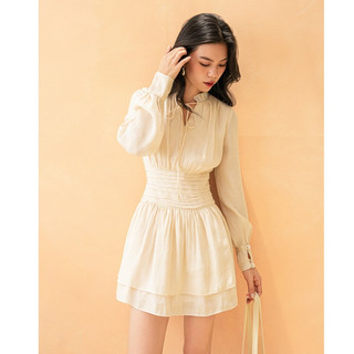 OLV - Đầm kiểu trơn tay dài Serafina Dress