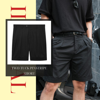 ILLÉGAL Quần Short 2 Ly Kẻ Sọc - TWO-TUCK PINSTRIPE SHORT