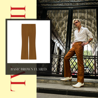 ILLÉGAL Quần Loe Nâu - BROWN FLARED PANTS