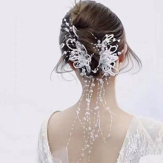 Kẹp Tóc Hoa Đính Hạt Ngọc Thời Trang