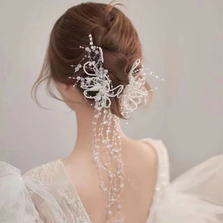 Kẹp Tóc Hoa Đính Hạt Ngọc Thời Trang