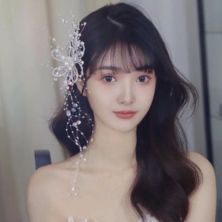Kẹp Tóc Hoa Đính Hạt Ngọc Thời Trang