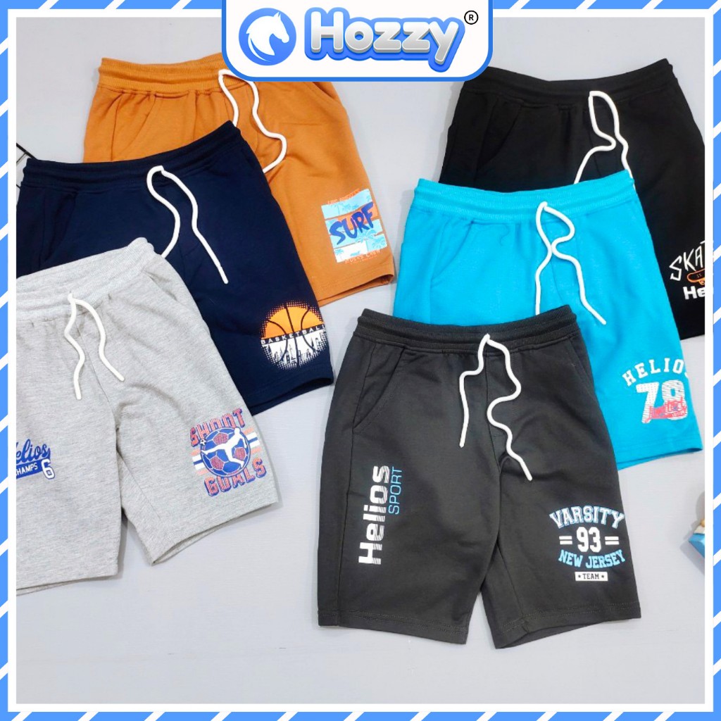 Quần short da cá bé trai size đại 20-55kg Hozzy chất thun da cá cotton 100% mềm đẹp(K13-2).