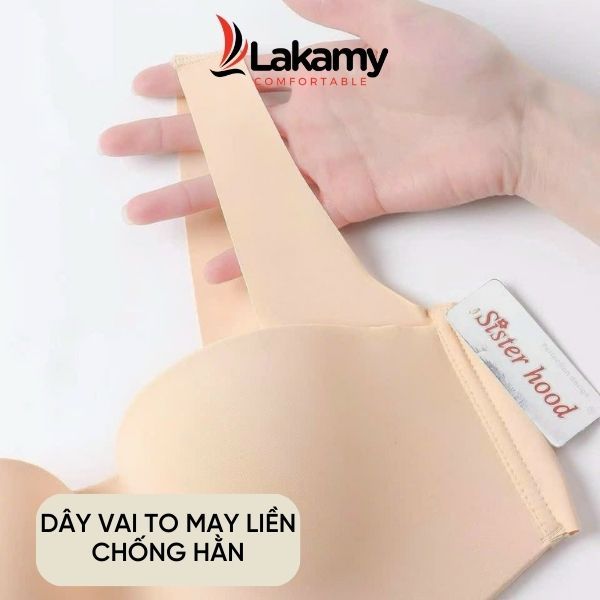 Áo ngực Thái Lan bigsize đúc su gọng ẩn không viền cup C T2725 Lakamy Comfortable | BigBuy360 - bigbuy360.vn