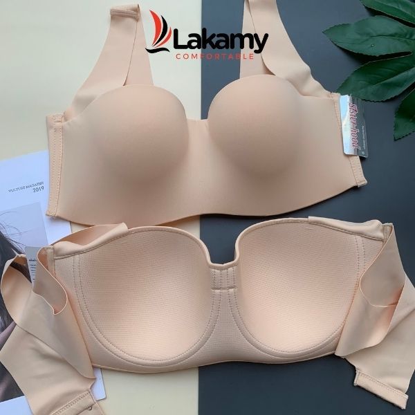 Áo ngực Thái Lan bigsize đúc su gọng ẩn không viền cup C T2725 Lakamy Comfortable | BigBuy360 - bigbuy360.vn