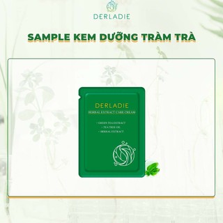 Sample Kem Dưỡng Giảm Mụn, Kiềm Dầu 12 Giờ Derladie Herbal Extract Care Cream 2ml