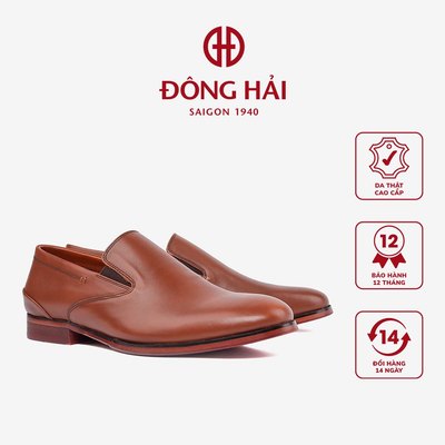 Giày Tây Nam Đông Hải - G2273 (kiểu giày lười xỏ chân, không cột dây tiện lợi)