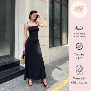 [Ka im Kim] Đầm 2D Dáng Dài Form Xoè (phiên bản mới) - Thun Gân Xịn
