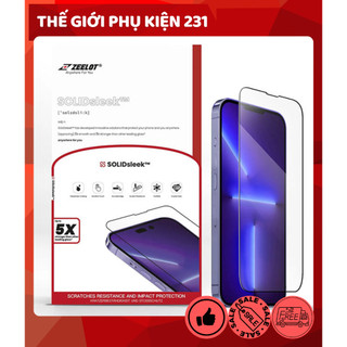  Miếng dán cường lực ZEELOT SOLIDsleek cho iPhone 16 Series  15 Series  14 Series  13 Series 