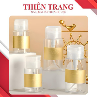 Lọ không đựng nước lau gel - Bình nhún trong suốt đựng nước lau gel , cồn thơm - lọ đựng nước lau gel