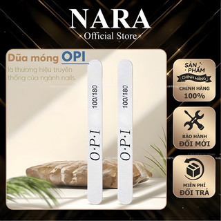 Dũa mỏng OPI - Dũa móng thật, móng giả, móng bột 100/180 dáng thẳng, phình chuyên dụng ngành nail