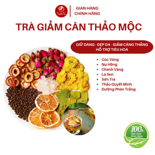 Trà giảm cân thảo mộc tâm việt trà, giúp giảm mỡ bụng giảm béo thanh lọc cơ thể