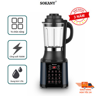 Máy làm sữa hạt Mitomo LM-358H, làm sữa hạt siêu mịn, không cần lọc, Nấu cháo, làm sinh tố - Hàng chính hãng