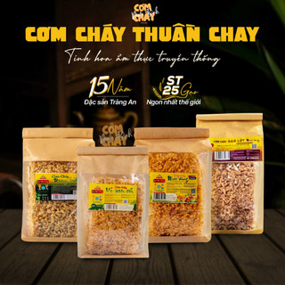 Cơm cháy ninh bình vàng thuần chay đặc sản tràng an túi giấy nhiều vị 250g dai long., jsc