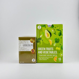 Giảm cân thảo mộc slim x3 số 2 tặng kèm detox