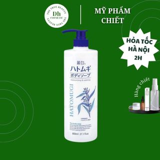 Sữa tắm Hatomugi dưỡng trắng sáng làn da 800ml