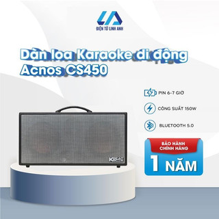 Dàn loa Karaoke di động Acnos CS450/ CS450SR- Hàng Chính Hãng Bảo Hành 12 Tháng Linh Anh Audio