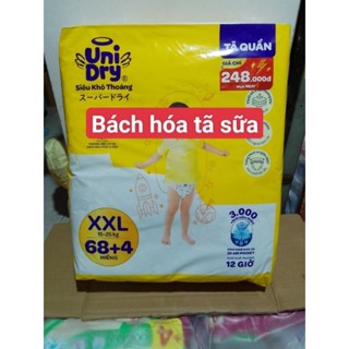 (Tặng 4 miếng) Tã quần unidry XXL 68 Miếng siêu khô thoáng  mẫu mới
