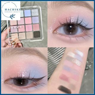 Bảng Phấn Mắt Nhũ Lì Lâu Dài Dễ Tô Màu Matte Pearl Lấp Lánh Phấn Mắt Hồng Nâu Trang Điểm Hàng Ngày Bảng Mắt HACHIKI