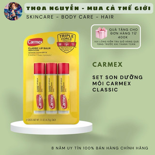 Set son dưỡng môi Carmex Classic
