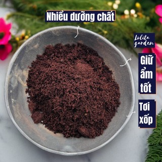 Mùn dừa đã xử lý, giá thể tốt cho sen đá, xương rồng và cây trồng