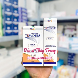 Xịt ghẻ loại bỏ ký sinh trùng trên da Towders Spray 100ml - 150ml