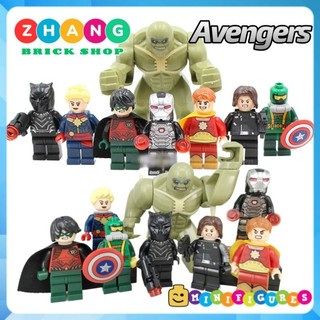 Đồ chơi Xếp hình Abomination Robin Miss Marvel Hyperion Hydra Henchman Winter Soldier Black Panther Minifigures SY621