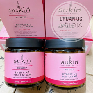 [HSD 2027] Sukin Kem Dưỡng Ngày Nụ Tầm Xuân Rosehip Hydrating Day Cream 120ml
