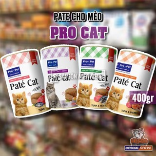 Pate lon cho mèo PRO CAT 400gr