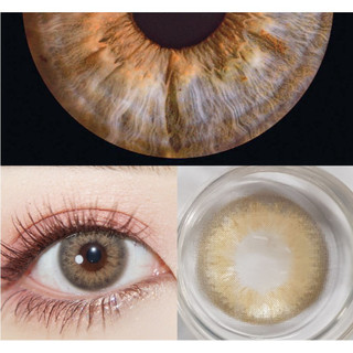 0-6 độ lens stormy gray cận Brown Kính áp tròng lens blue gray Freshlady kính màu xám live7