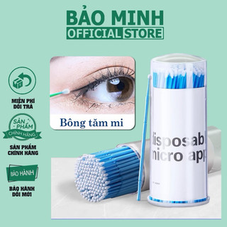 Hộp Tăm bông tháo mi _ Tăm Bông Ủ Tê vệ Sinh mi hộp 100c , Vệ sinh tháo mi chuyên nghiệp