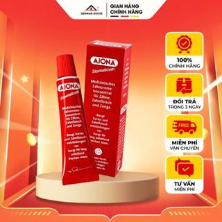 Kem đánh răng Ajona Tuýp 25ML hơi thở thơm mát chống viêm lợi, hàng nội địa Đức German House