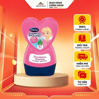 Dầu gội xả Bubchen bé gái 2in1-  Tiện lợi, không gây kích ứng da, giúp mái tóc bồng bềnh,- Hàng Đức – German House