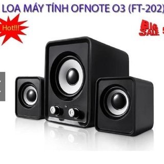 Loa Để Bàn Loa Máy Tính FT202 DÙng Cho Laptop PC Bass Cực Mạnh Có Nút Điều Chỉnh Âm Lượng