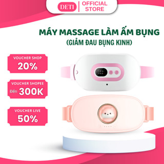 Máy massage bụng kinh túi chườm bụng kinh làm ấm giảm đau hiệu quả quà tặng cho nữ sinh nhật tặng bạn gái 20/10 DETI