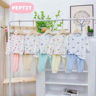 [A33 - Siêu Mềm] Bộ Dài Tay Thun Lạnh Vải PETIT Nền Trắng Phối Mầu Loại 1 ( Ảnh Thật Tự Chụp Video Tự Quay)