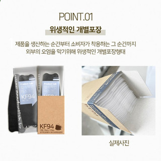 Khẩu trang KF94 Produc Lab màu đen (1 chiếc/ 1 túi)