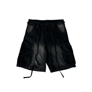 QUẦN SHORt JEANS WESH LỬNG QUA GỐI TÚI HỘP PHỐI THẮT LƯNG-Kèm Ảnh Thật-From Rộng Cho Nam Và Nữ