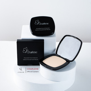 Phấn nền chống mồ hôi chống nước Charlene Foundation Powder Smooth & Water Proof Charlene - Phấn nền Charlene