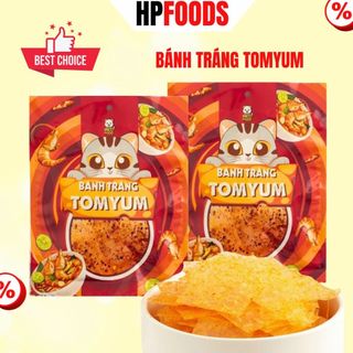 Bánh tráng Tom Yum Mini gói 26g-Đồ ăn vặt bánh tráng trộn Tom Yum thơm ngon