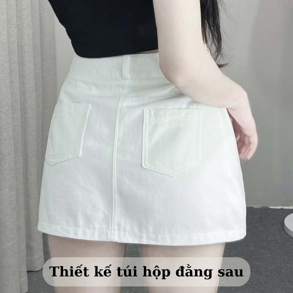 Chân Váy Kaki Dáng Ngắn Có Lót Trong May24 Store, Chân Váy Kaki Cạp Khuy Hot 2024 | BigBuy360 - bigbuy360.vn