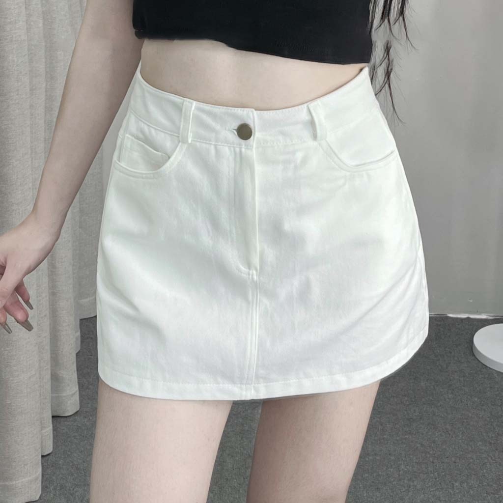 Chân Váy Kaki Dáng Ngắn Có Lót Trong May24 Store, Chân Váy Kaki Cạp Khuy Hot 2024 | BigBuy360 - bigbuy360.vn