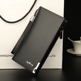 Ví da nam dài W02 cầm tay nhỏ gọn thời trang có khóa