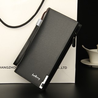 Ví da nam nữ dọc w02 cầm tay thời trang có khóa