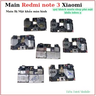 main Redmi note 3 Xaomi,bị mật khẩu màn hình
