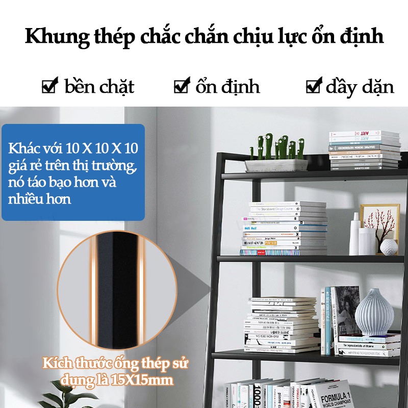 HUHU Kệ Sách Đa Năng Bằng Gỗ Thiết Kế Hiện Đại Tiết Kiệm Không Gian Phù Hợp Phòng Khách Phòng Ngủ | BigBuy360 - bigbuy360.vn