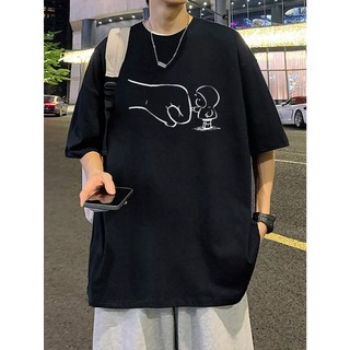 Áo thun cô bé đấm say hi tay lỡ form rộng áo đẹp