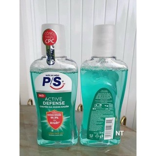 Nước súc miệng PS active defense 130ml - Nước súc miệng P/S active defense 130ml - Nước súc miệng PS pro complete 130ml
